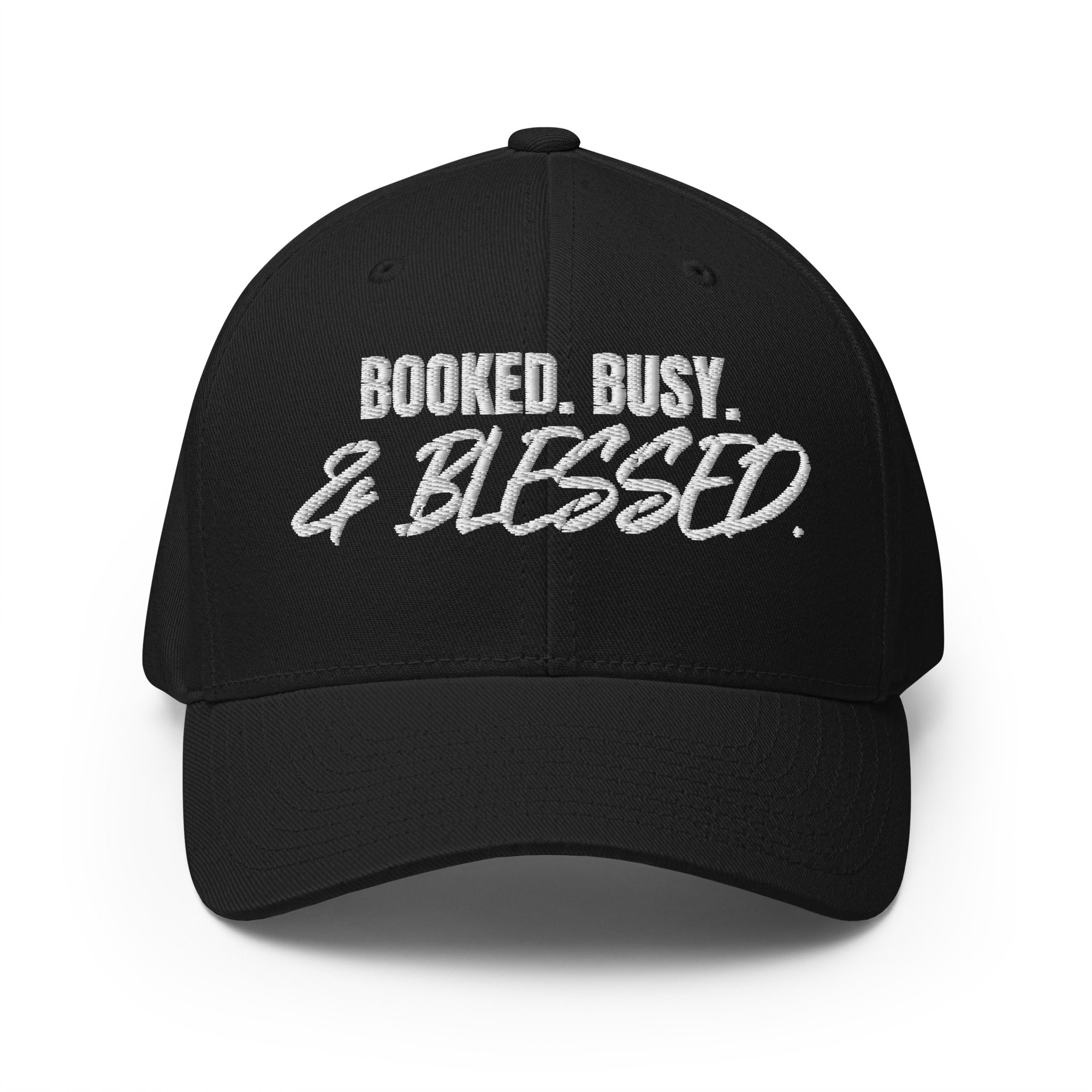 Booked. Busy. & Blessed. Structured Twill Cap - Nailah Renae