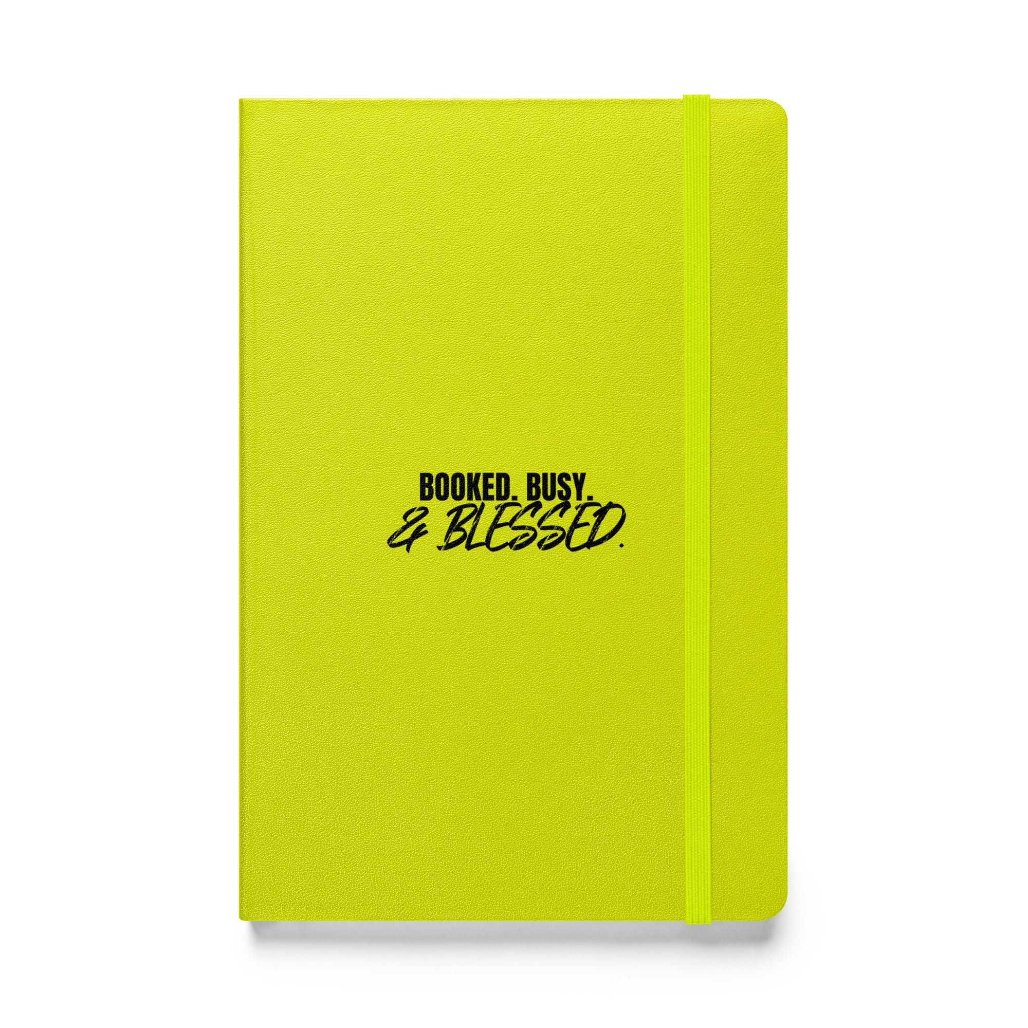 Booked. Busy. & Blessed Hardcover bound notebook - Nailah Renae