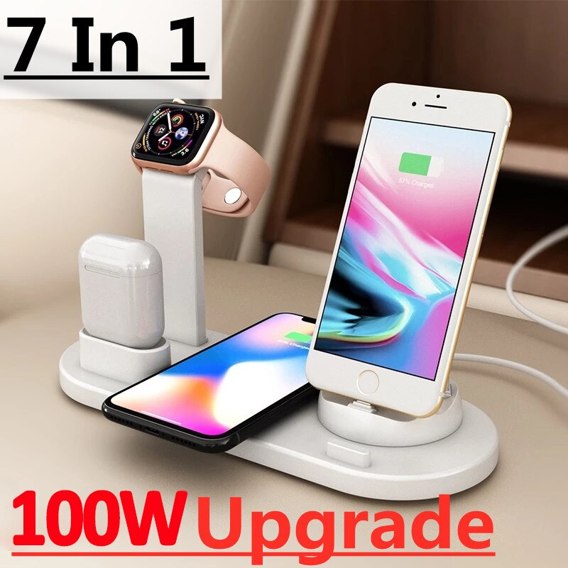 100W Wireless Charger Stand Pad - Nailah Renae